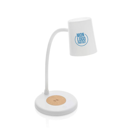 Lampe de bureau personnalisée avec chargeur 15W Zenara 