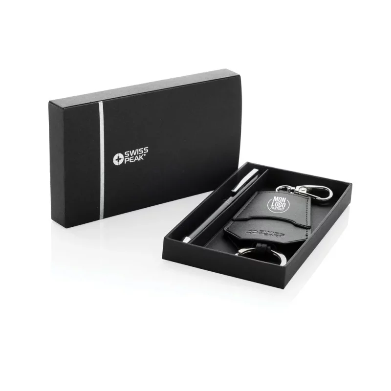 Coffret cadeau porte-clés et stylo Swiss Peak Tula 