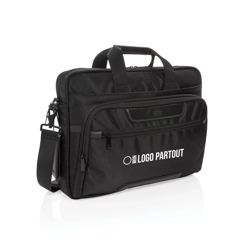 Sacoche ordinateur personnalisée 15,6" avec anti RFID Voyager 