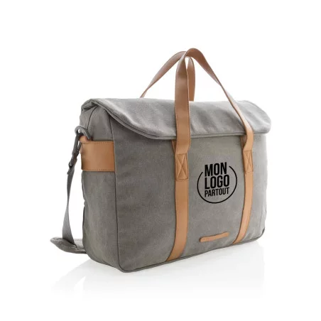 Sacoche pour ordinateur personnalisée en toile 15" 