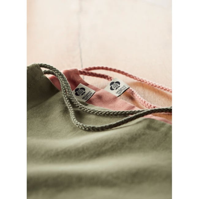 Sac cordon en coton bio Yuki Colour