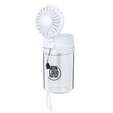 Gourde ventilateur publicitaire Zexen 350 ml 