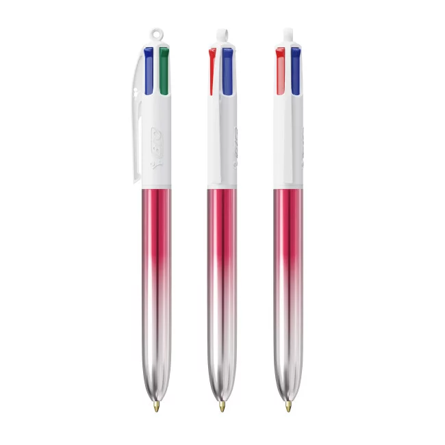 Stylo BIC ® 4 Couleurs Bicolor Lanyard 