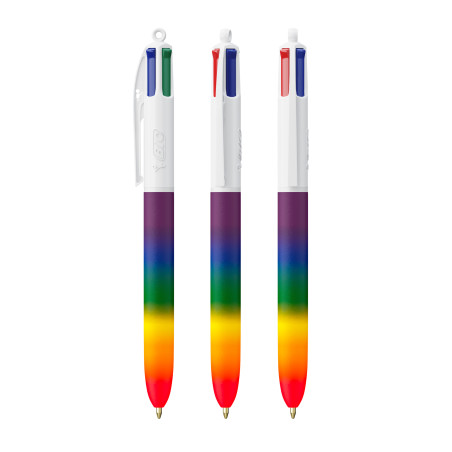 Stylo Bic ® 4 couleurs Rainbow 
