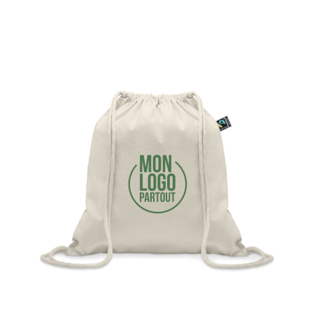 Sac cordon personnalisé Osole Draw Fairtrade 
