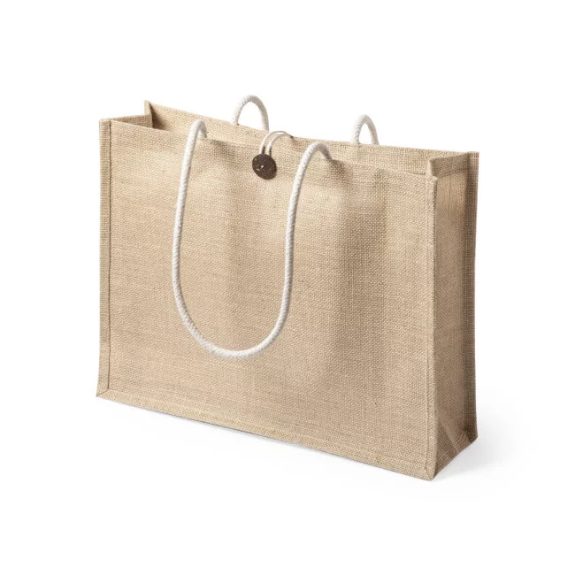 Sac de plage personnalisable en jute Triex 
