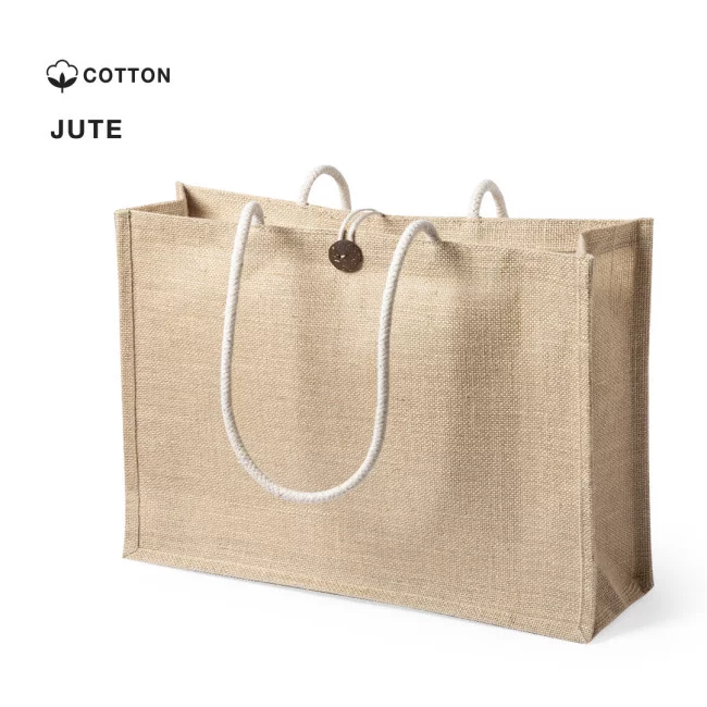 Sac de plage personnalisable en jute Triex 