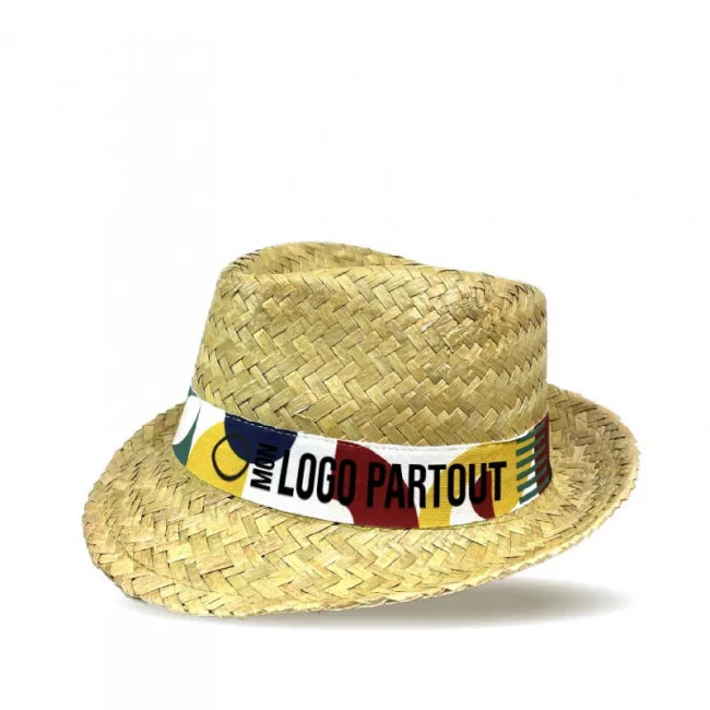 Chapeau de paille personnalisé Borsalino Rio 