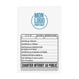 Panneau de chantier...