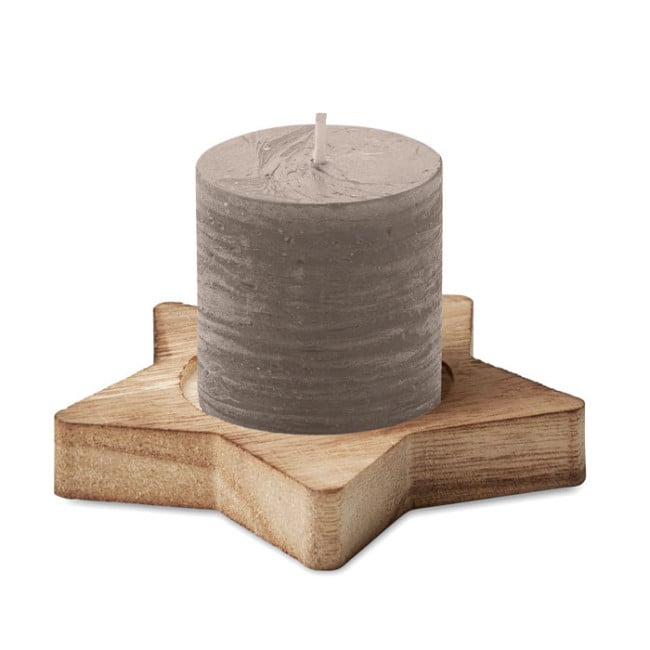 Bougie de noël personnalisable LOTUS