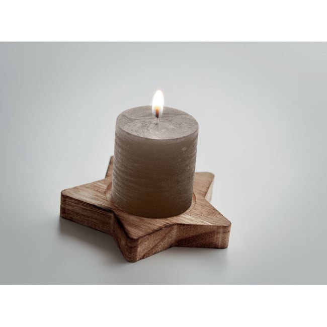 Bougie de noël personnalisable LOTUS