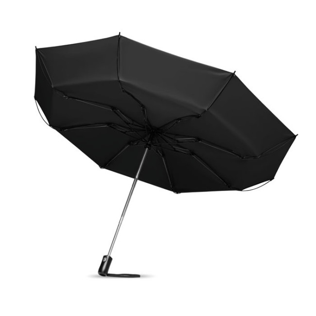 Parapluie personnalisé pliant à ouverture réversible 