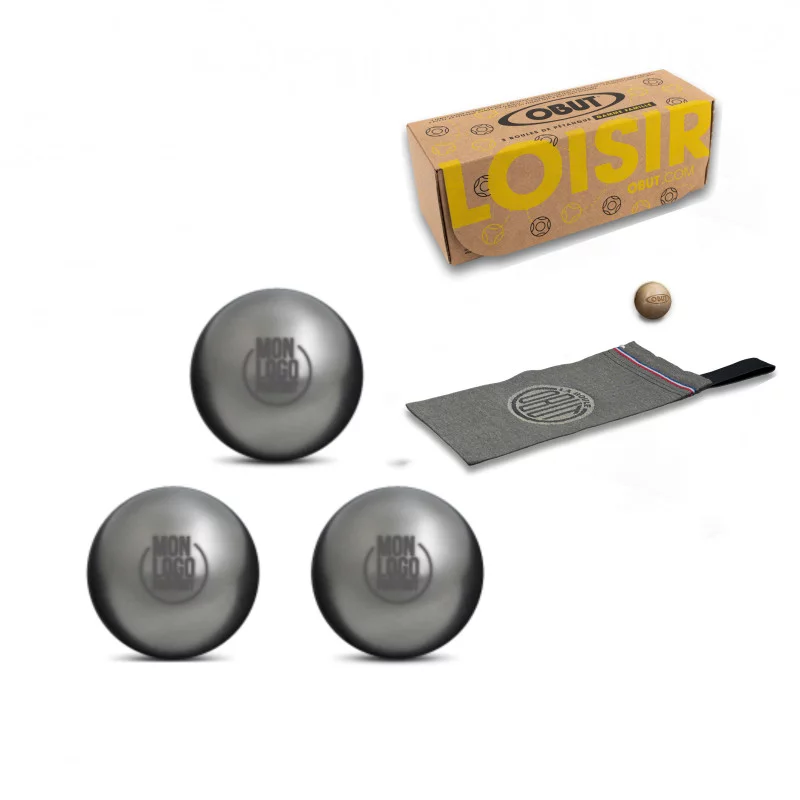 Jeu de trois boules de pétanque Obut ® 