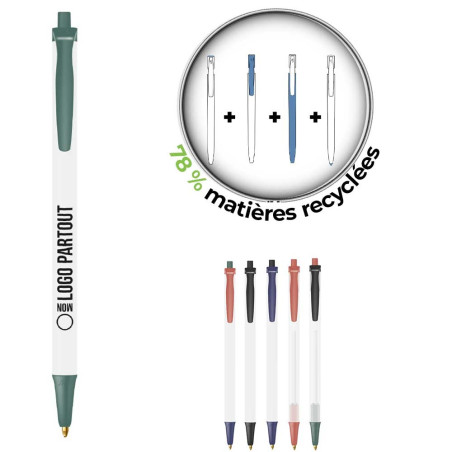 Stylo BIC ® Clic Stic Ecolutions ®Recyclé 