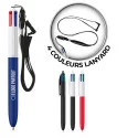 Stylo BIC ® 4 Couleurs Soft Lanyard 