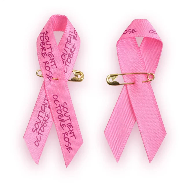 Pin's Personnalisé Ruban Rose