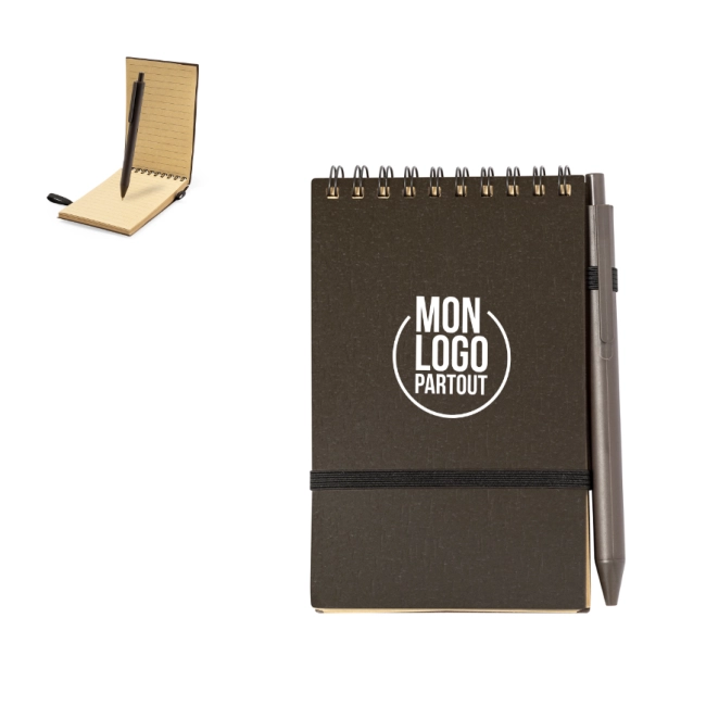 Cahier publicitaire en fibre de café Pacam