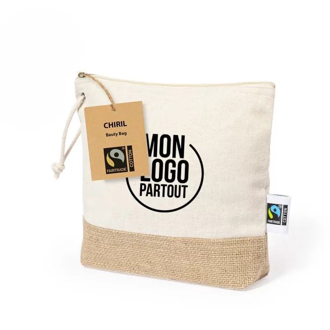 Sac de toilette personnalisé Chiril Fairtrade 