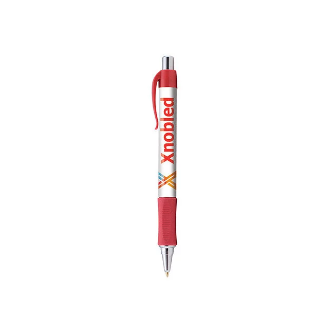 Stylo publicitaire Hepburn chrome Stylo publicitaire Hepburn chrome - Rouge 1797