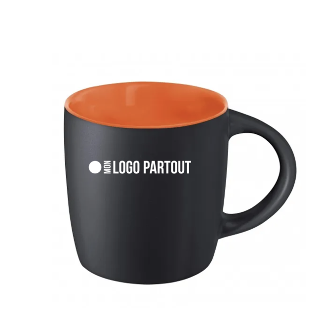 Mug personnalisé Ennia black 250 ml 