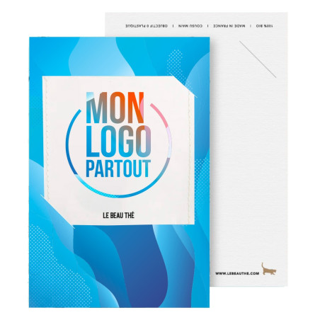 Carte & Sachet de thé personnalisé 