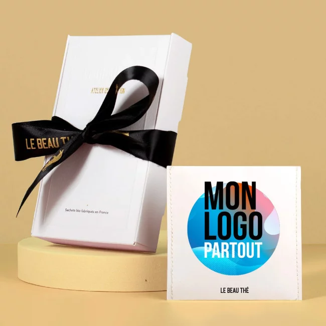 Boîte de 5 sachets de thé personnalisés 