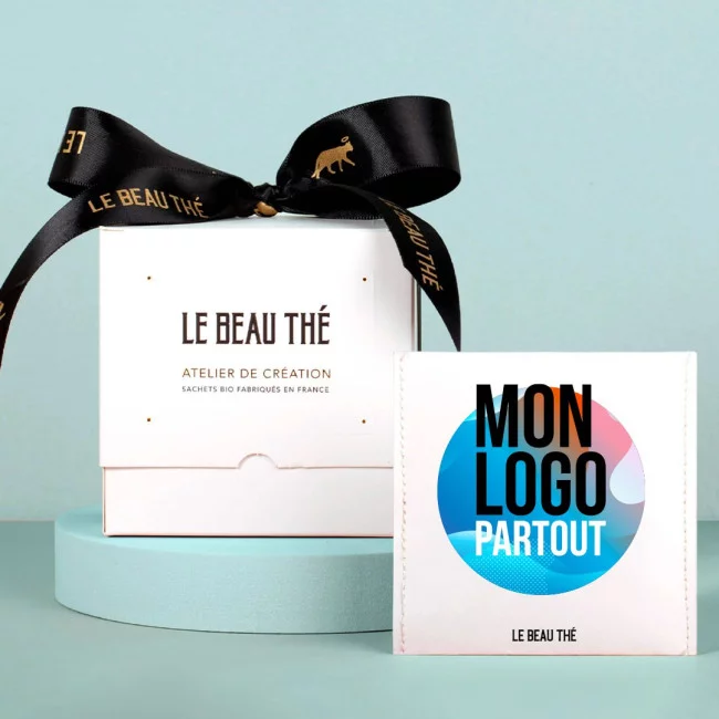 Boîte de 10 sachets de thé personnalisés