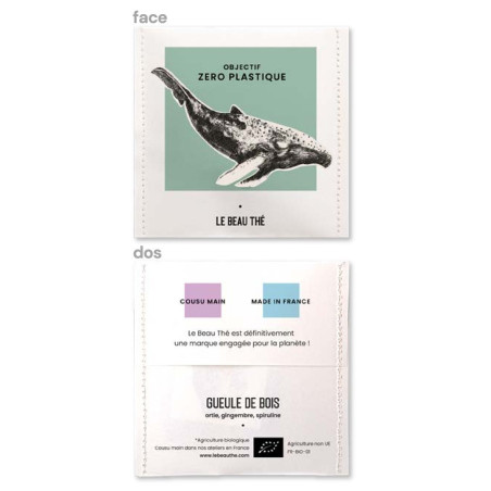 Coffret de 20 sachets de thé personnalisés 