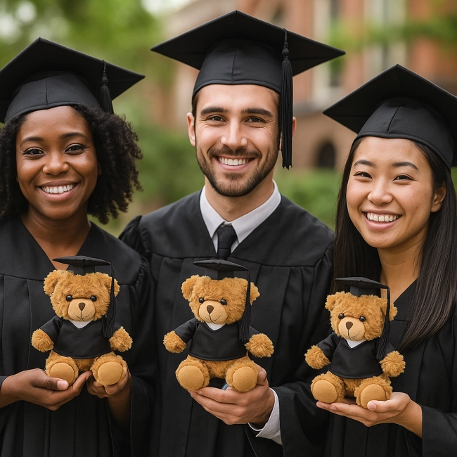 Ours en peluche diplômé 