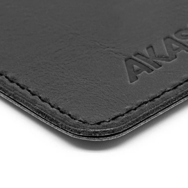 Porte-carte personnalisé en cuir véritable Akashi® 