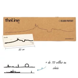 The Line City silhouette...