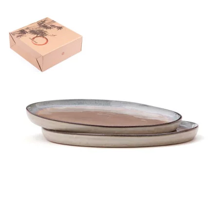 Set de 2 assiettes personnalisées 20cm VINGA Nomimono 