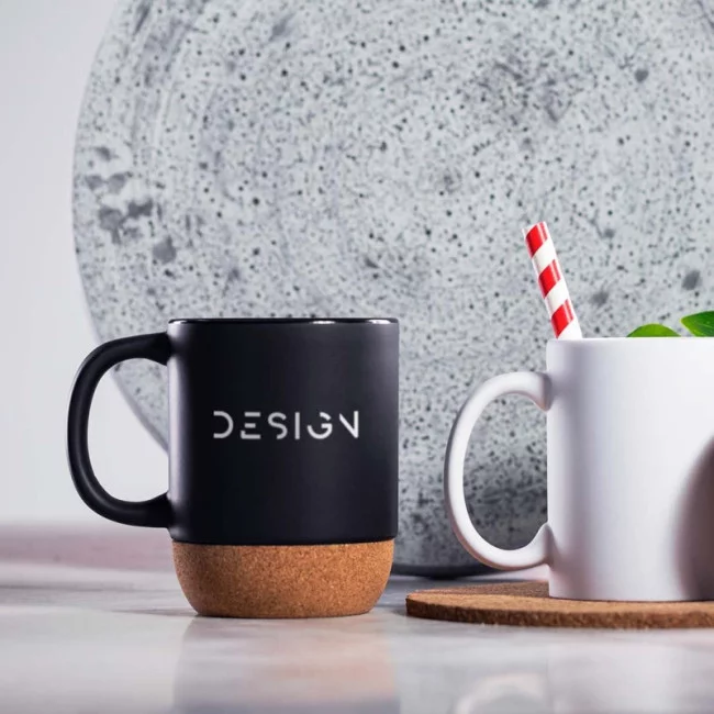 Mug publicitaire en céramique & liège 420 ml 