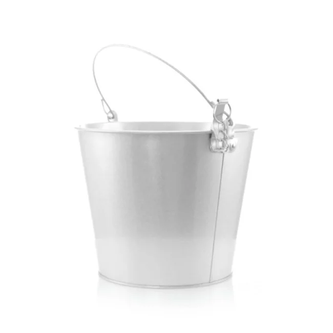 Seau a glaçons en acier avec decapsuleur