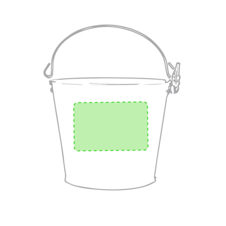 Seau a glaçons en acier avec decapsuleur 