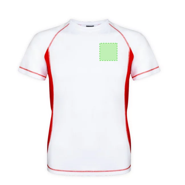 T-shirt running publicitaire homme bicolore 