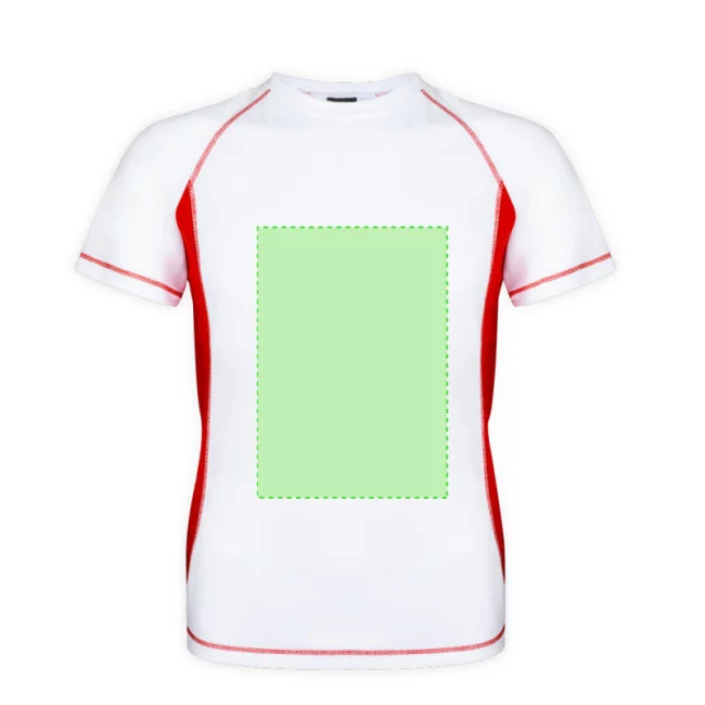 T-shirt running publicitaire homme bicolore 