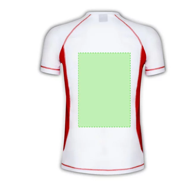 T-shirt running publicitaire homme bicolore 