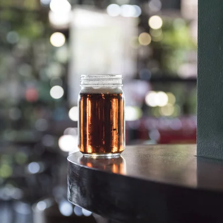 Pot en verre personnalisable 450 ml 