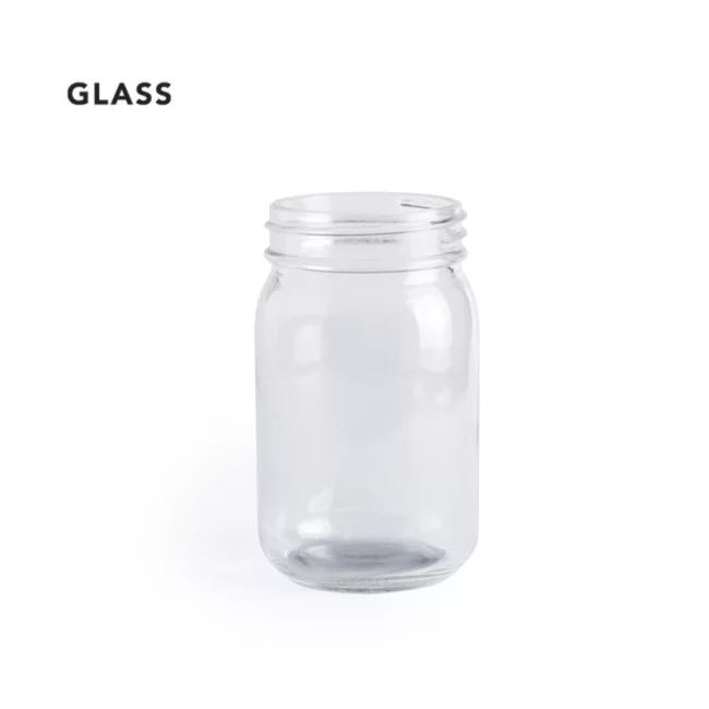 Pot en verre personnalisable 450 ml 