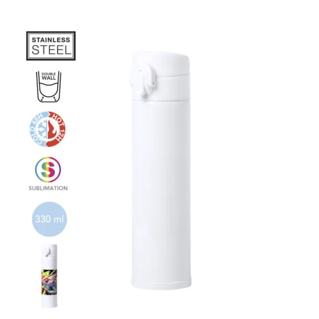Bouteille isotherme publicitaire SUBLIM 330 ml