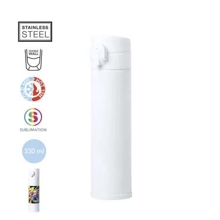 Bouteille isotherme publicitaire SUBLIM 330 ml 