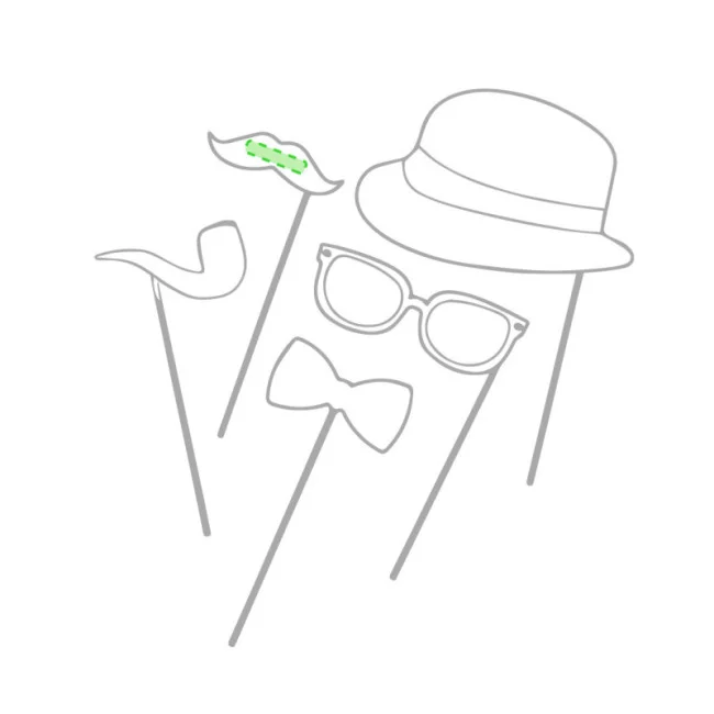 Set Photobooth personnalisable TEKPAF 