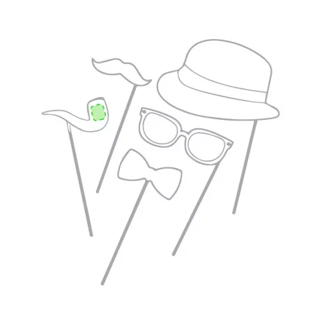 Set Photobooth personnalisable TEKPAF 