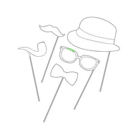 Set Photobooth personnalisable TEKPAF 