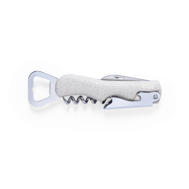 Tire-bouchon publicitaire en fibre de bambou Lavip 