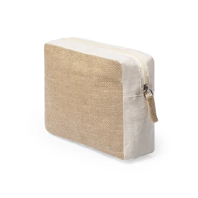 Trousse de toilette personnalisé en jute Ringok 