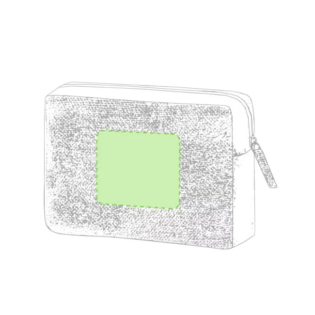 Trousse de toilette personnalisé en jute Ringok 