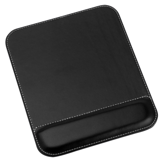 Tapis de souris personnalisable en cuir Gong
