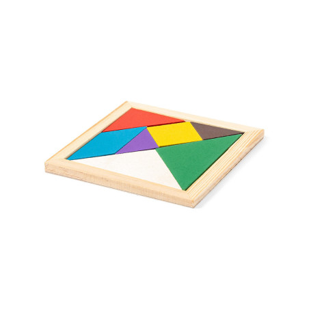 Puzzle en bois publicitaire Tangram 
